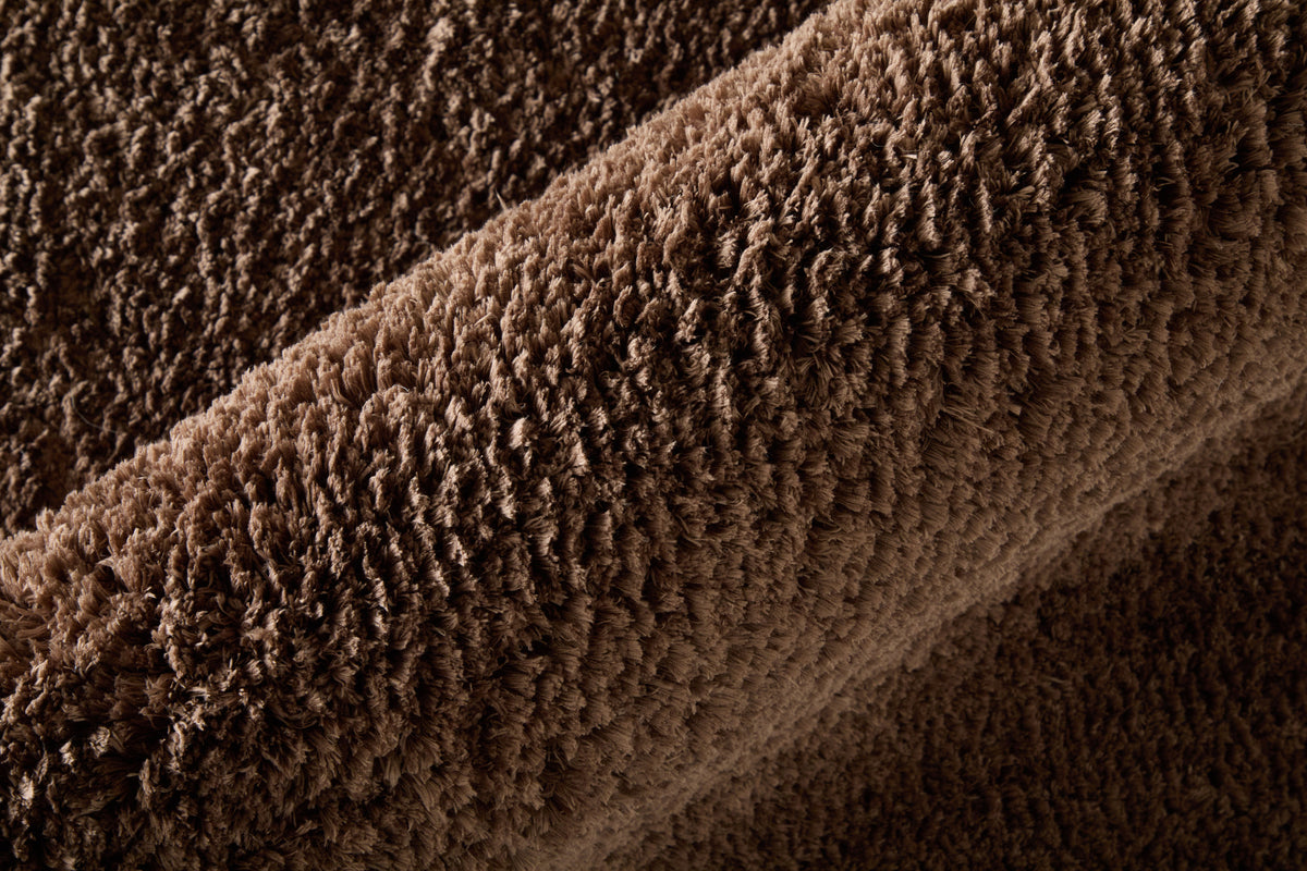 Tula Modern/Classic Solid Brown - Feizy Rug
