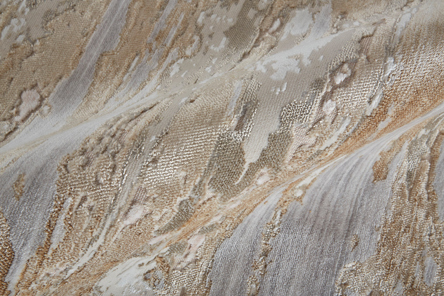 Laina Transitional/Industrial/Casual Tan/Ivory/Pink Accent Rug