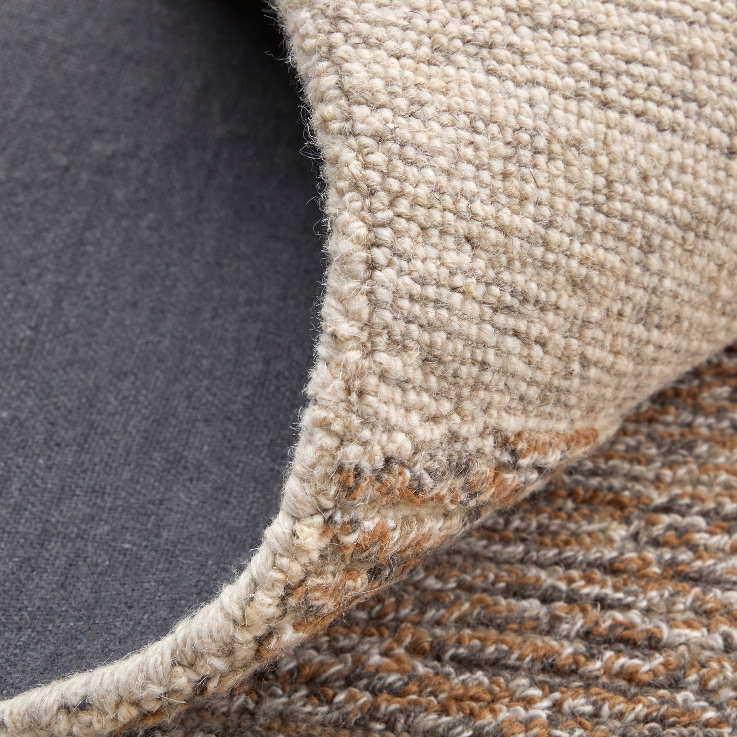 Pollock Modern/Bohemian & Eclectic/Natural Brown/Tan/Ivory Accent Rug