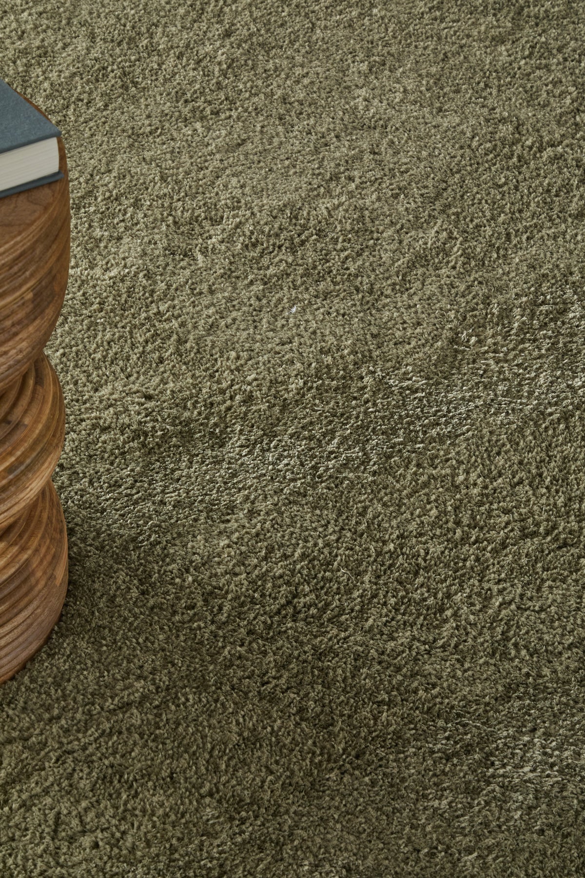 Tula Modern/Classic Solid Green - Feizy Rug