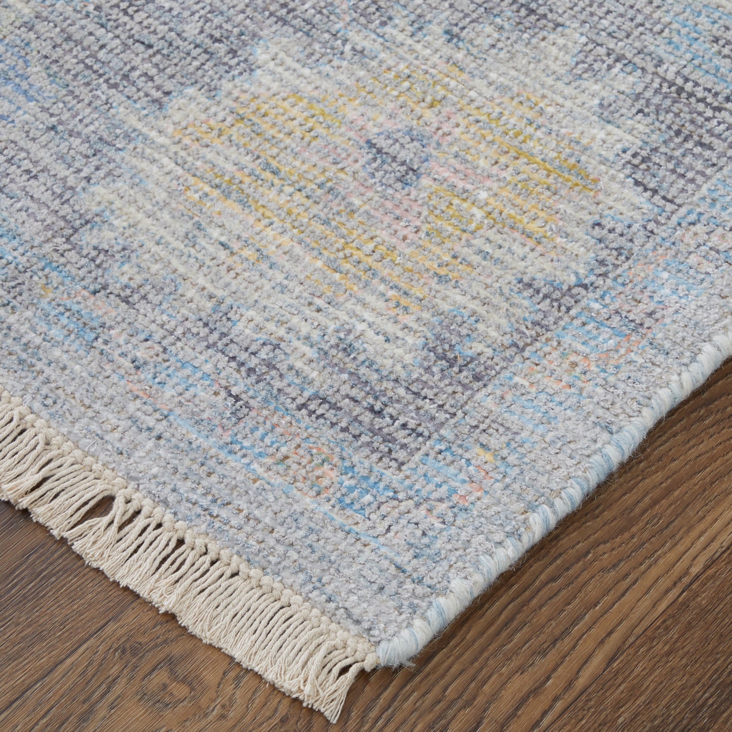Caldwell Transitional/Bohemian & Eclectic/Global Blue/Yellow/Orange Area Rug