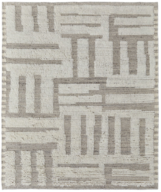 Ashby Transitional/Farmhouse Gray/Ivory Area Rug