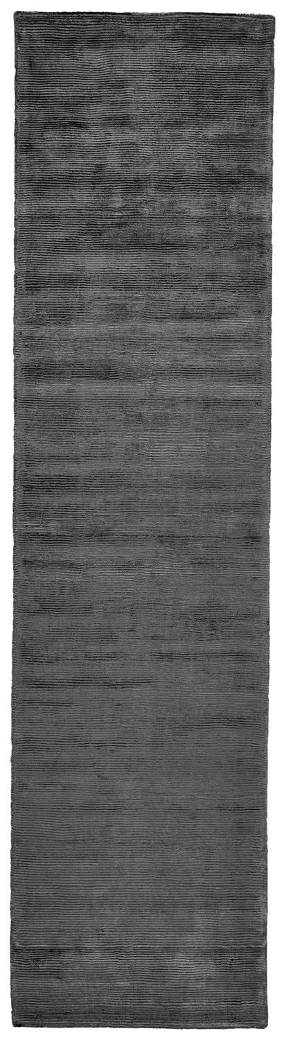 Batisse Modern/Luxury & Glam Gray/Black Runner  Feizy Rugs Small Parcel,Feizy Rugs,Batisse,Gray/Black,2'6" x 10',Runner,Viscose,Modern/Luxury & Glam,India