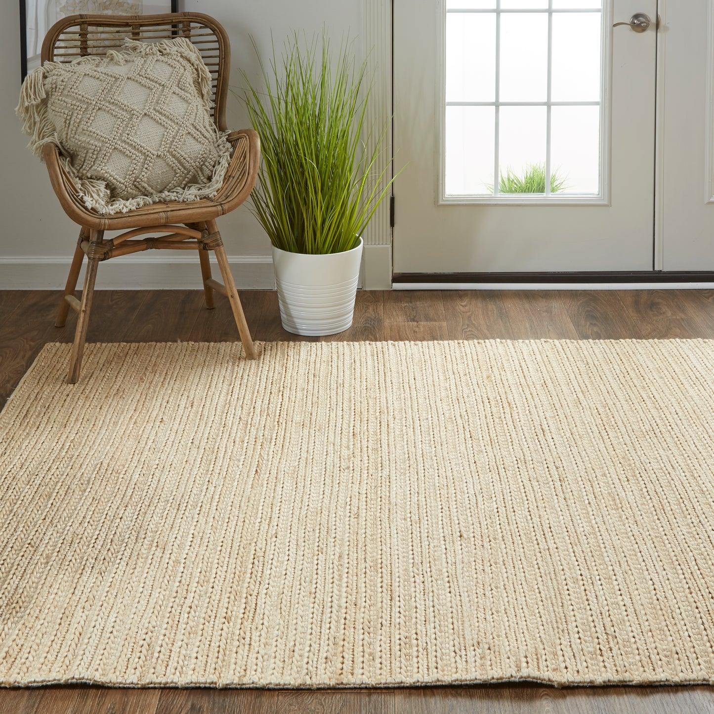 Kaelani Transitional/Casual Abstract Tan/Ivory/Taupe - Feizy Rug