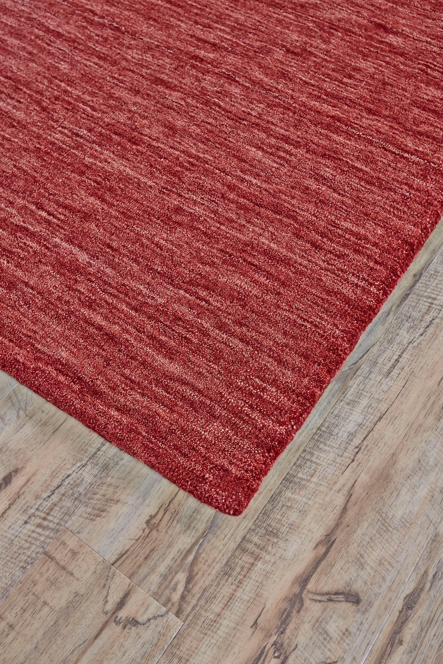 Luna Modern/Casual Solid Red - Feizy Rug