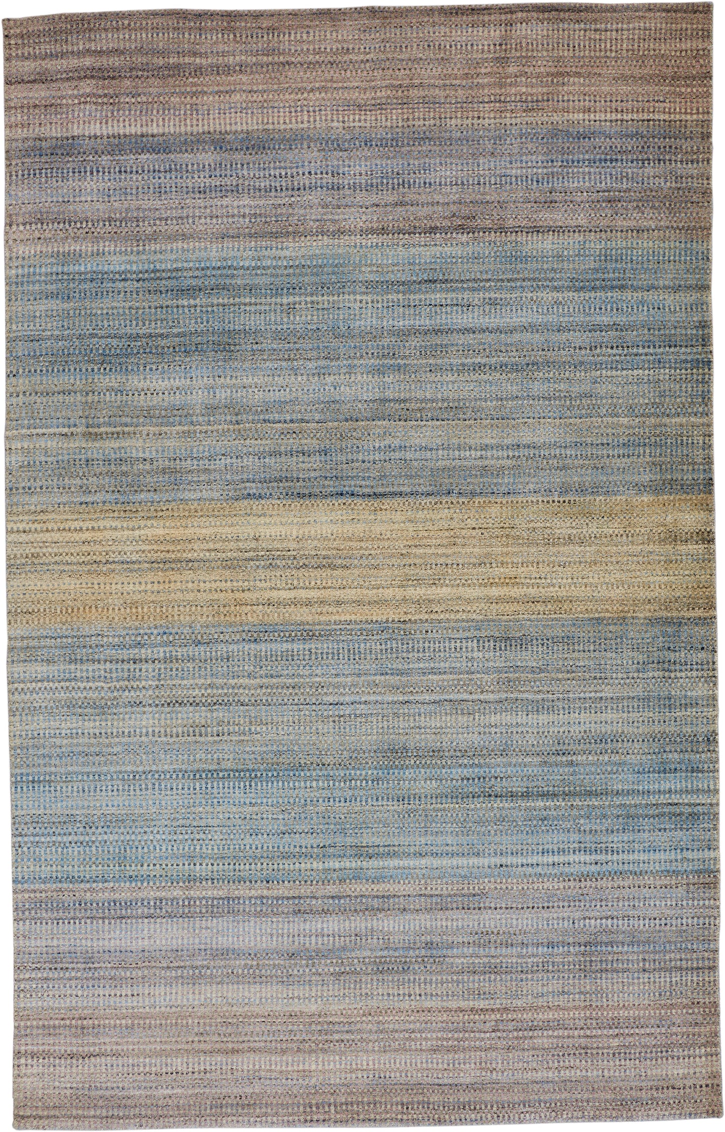 Milan Modern/Industrial Gradient & Ombre Blue/Purple/Tan - Feizy Rug