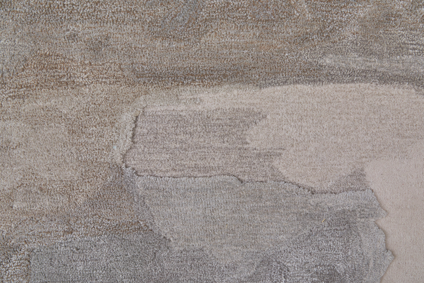 Anya Transitional/Industrial/Casual Abstract/Watercolor Ivory/Gray - Feizy Rug