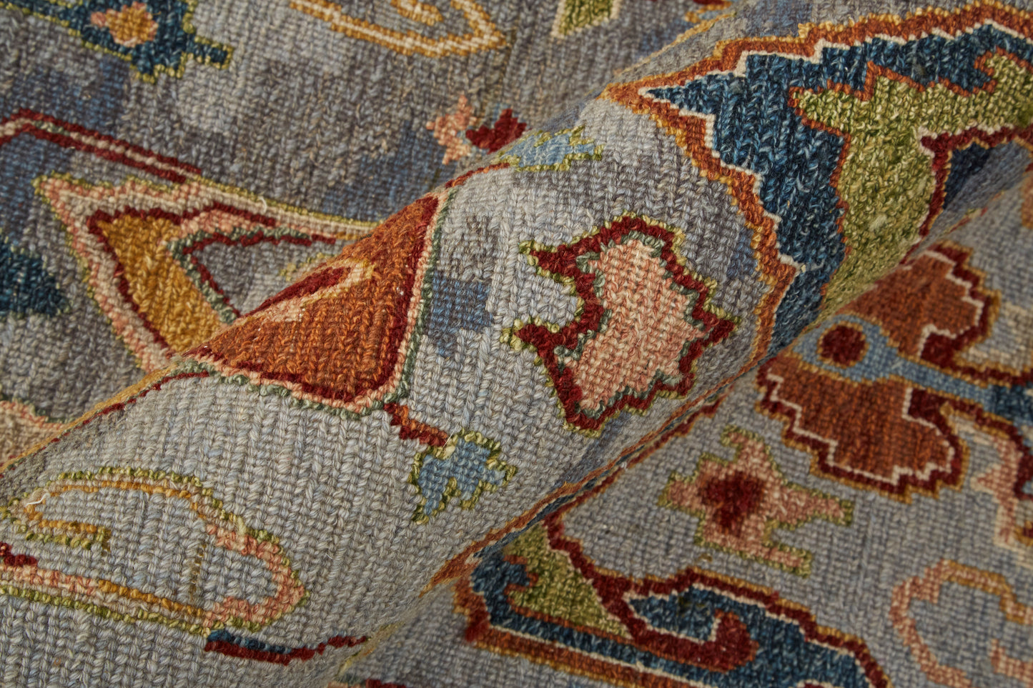 Leylan Transitional/Bohemian & Eclectic/Craftsman Ikat Blue/Gray/Tan - Feizy Rug