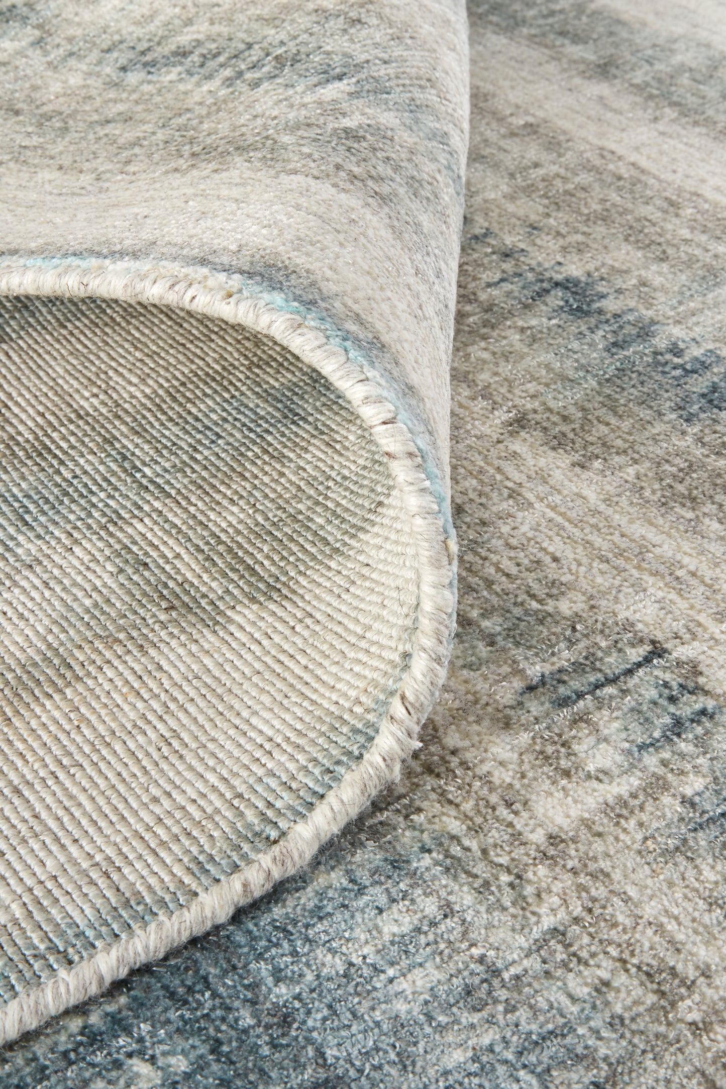 Mackay Transitional/Casual Gray/Blue/Green Area Rug