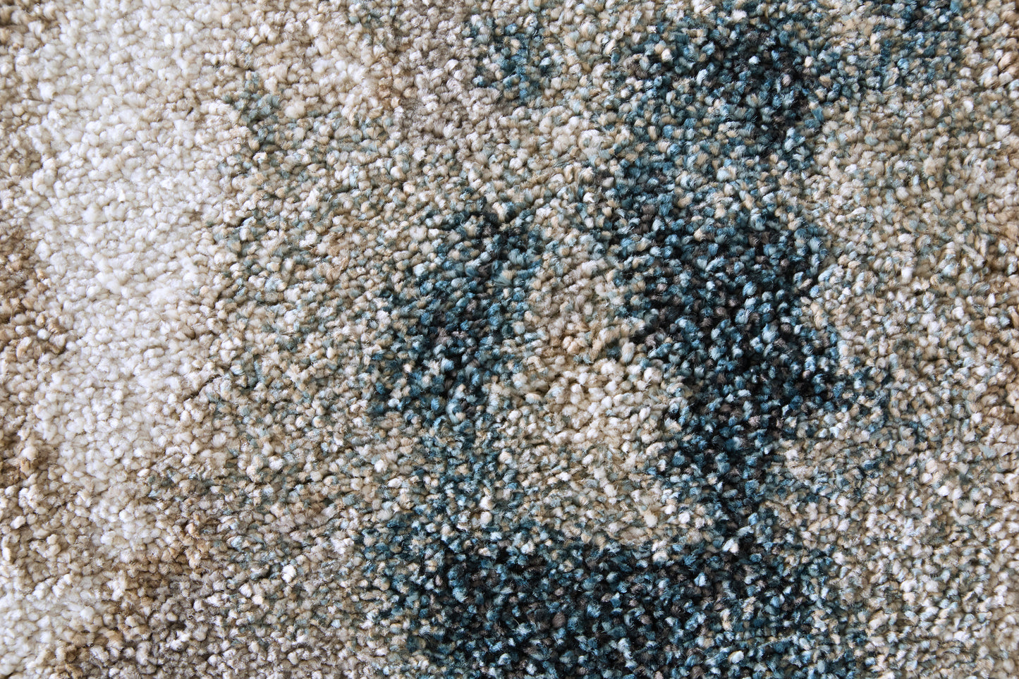 Richmond Modern/Industrial Abstract/Distressed Gray/White/Blue - Feizy Rug