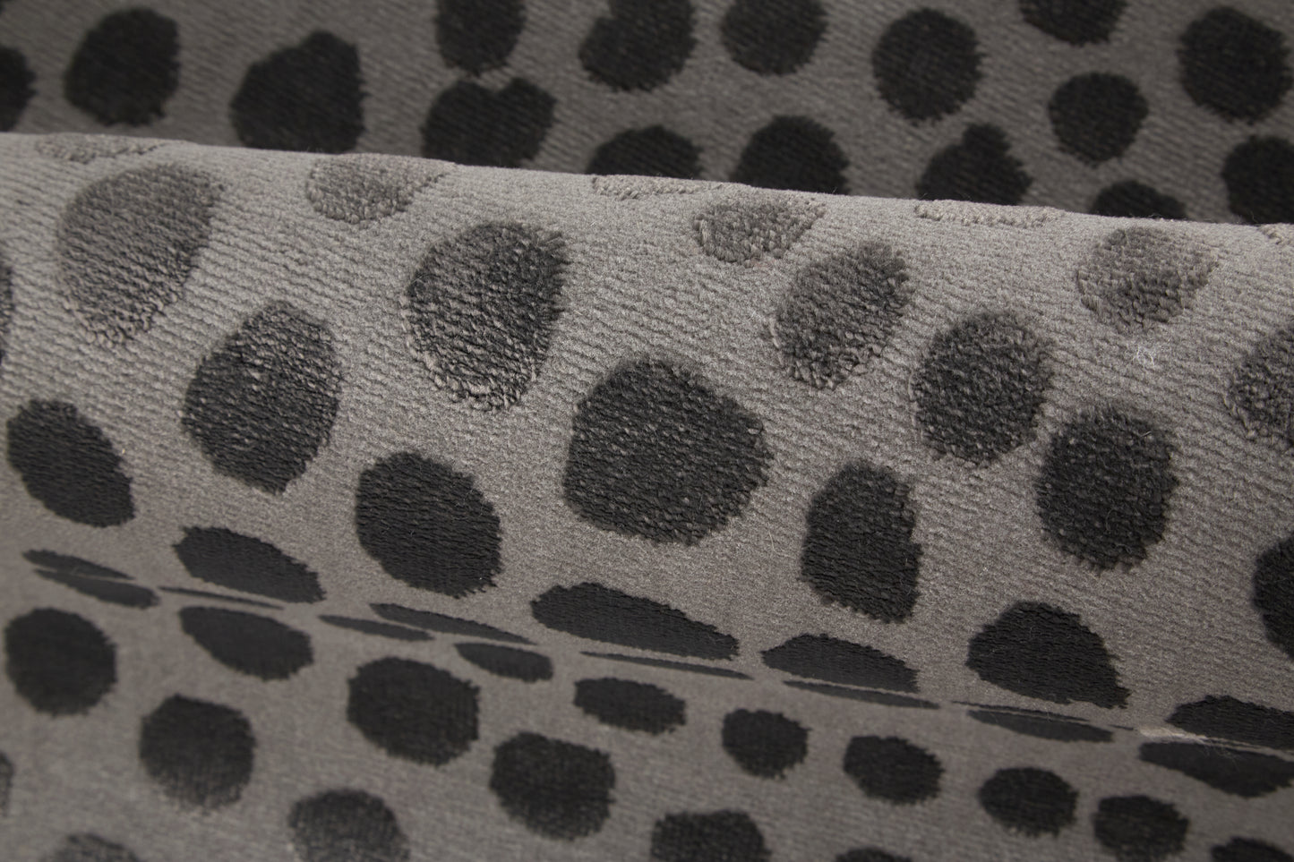 Gaspar Modern/Casual/Industrial Polka Dots/Gradient & Ombre Gray/Silver/Ivory - Feizy Rug