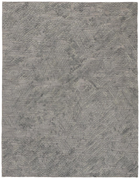 Elias Modern/Casual Abstract/Geometric Gray - Feizy Rug