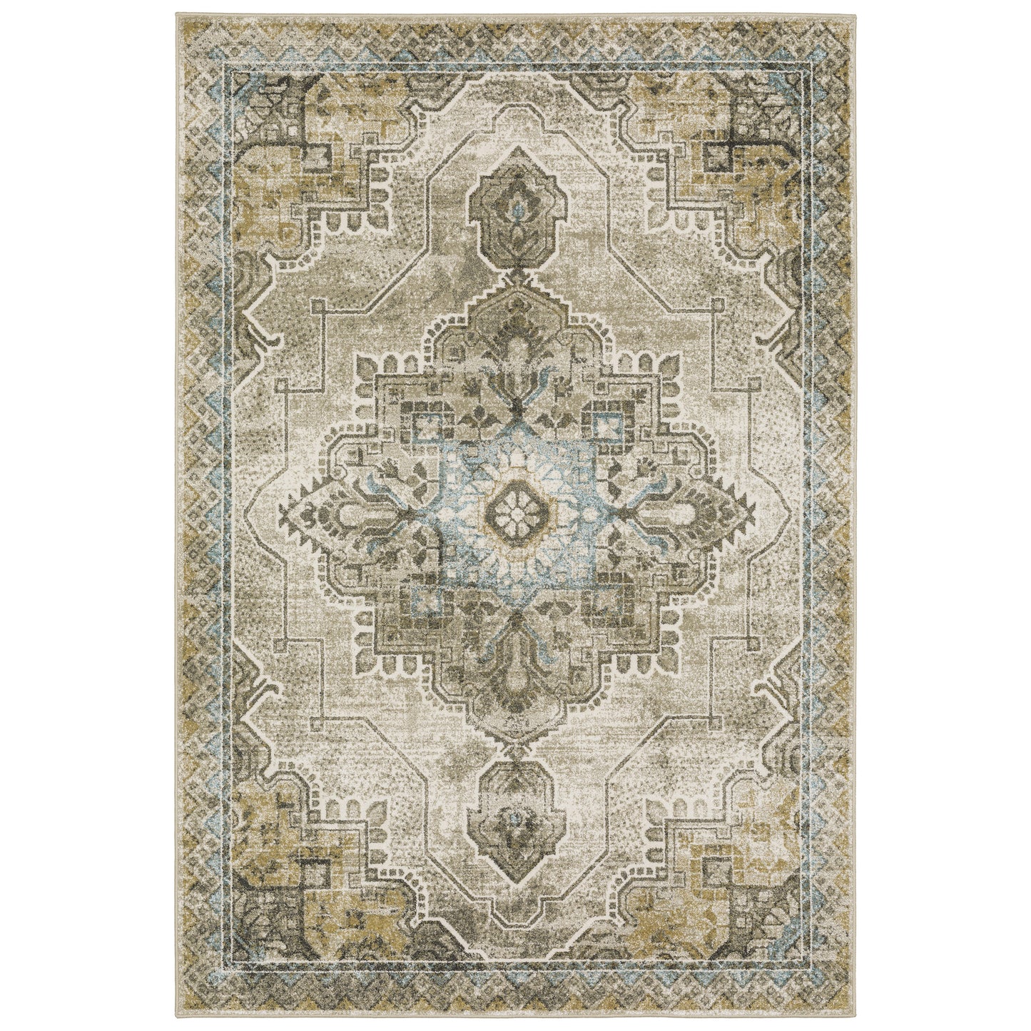 VENICE 1104W Grey Rug - ORIENTAL WEAVERS