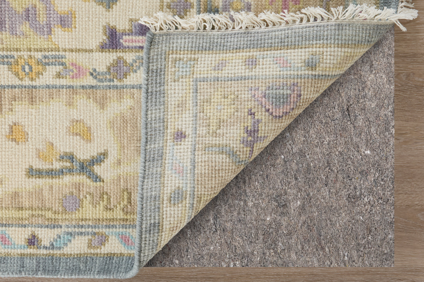 Karina Traditional/Bohemian & Eclectic/Craftsman Persian/Bordered/Floral & Botanical Gold/Blue/Purple - Feizy Rug