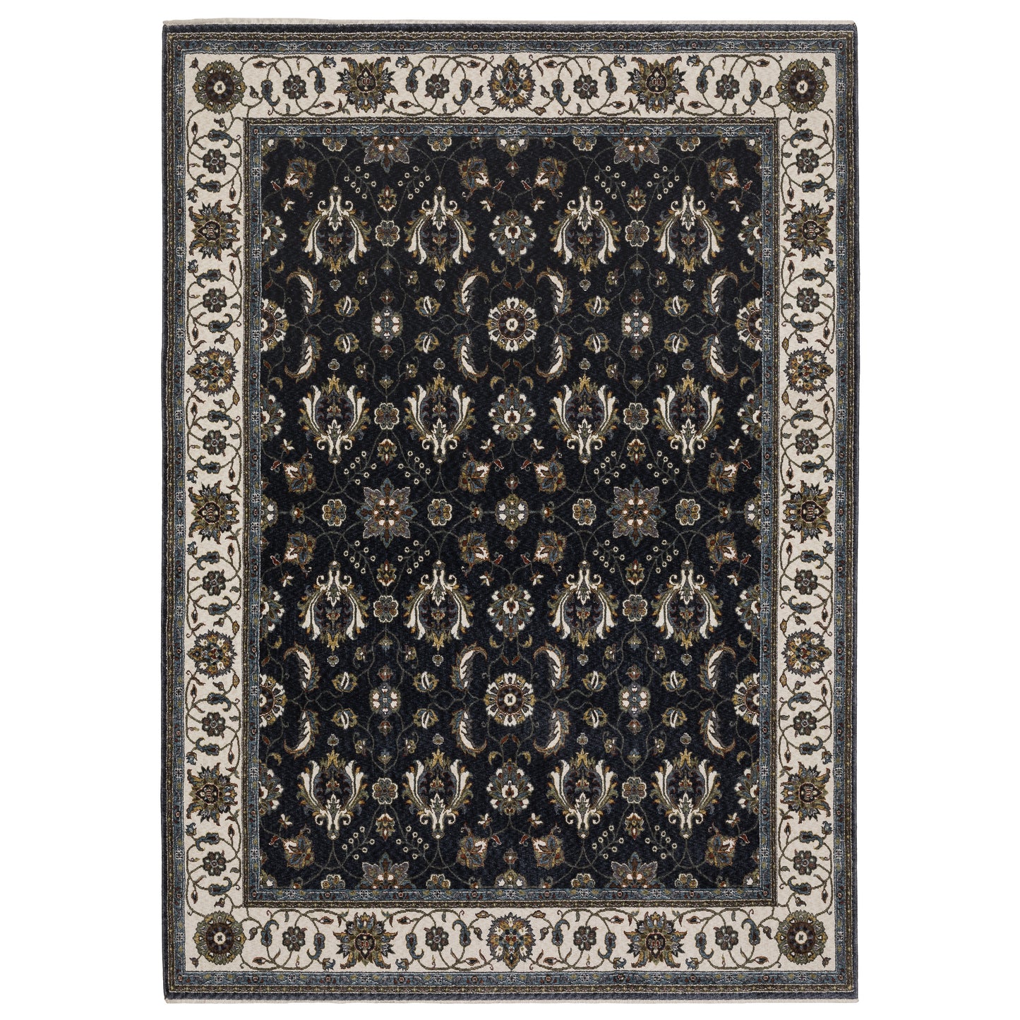 VIVIAN VI03A Blue Rug - ORIENTAL WEAVERS