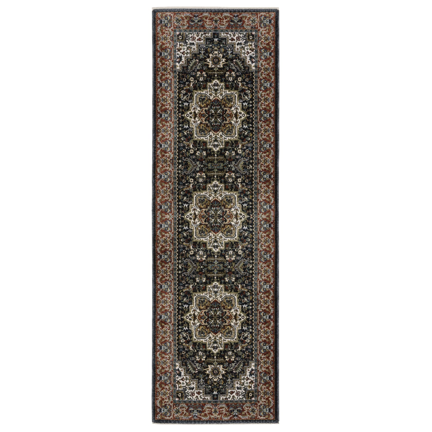 VIVIAN VI06C Navy Rug - ORIENTAL WEAVERS