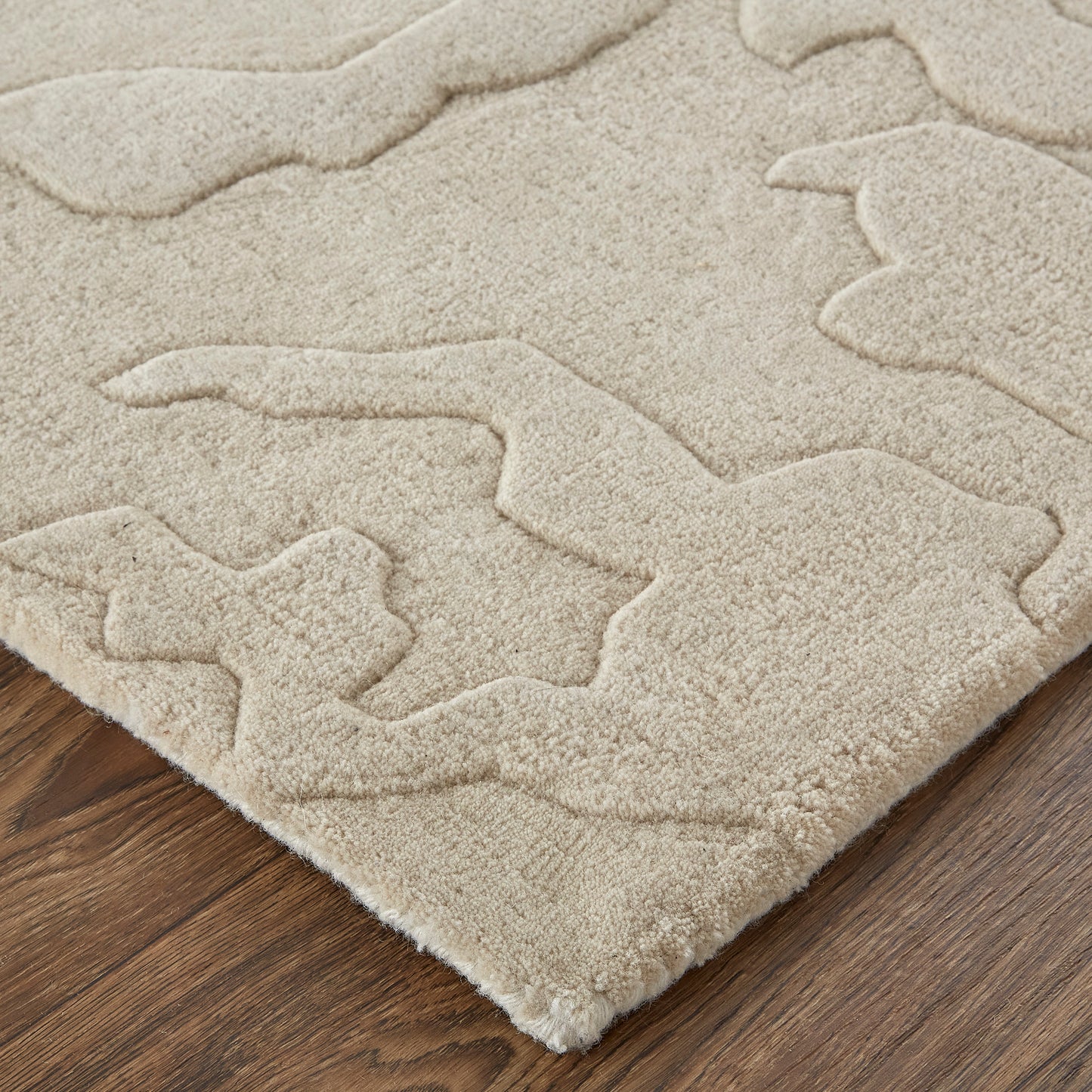Serrano Transitional/Industrial/Casual Abstract/Watercolor Tan/Brown/Blue - Feizy Rug
