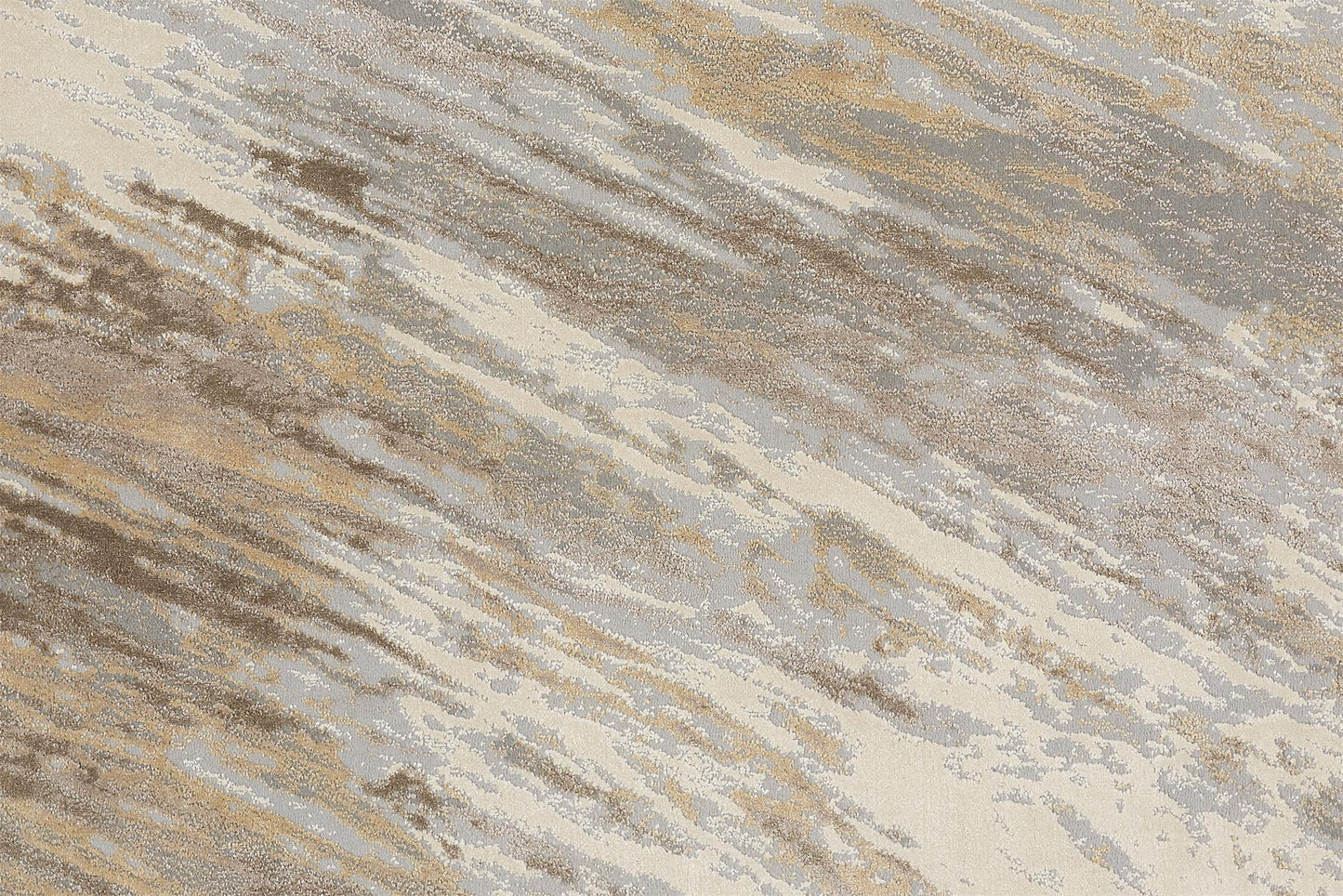 Parker Transitional/Casual Abstract Ivory/Tan/Brown - Feizy Rug