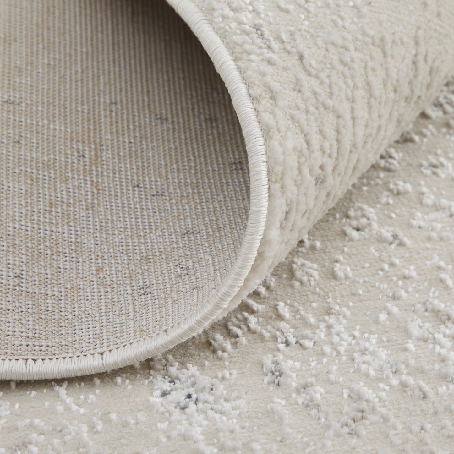 Astra Transitional/Industrial/Casual Abstract/Watercolor Ivory/Gray/Black - Feizy Rug