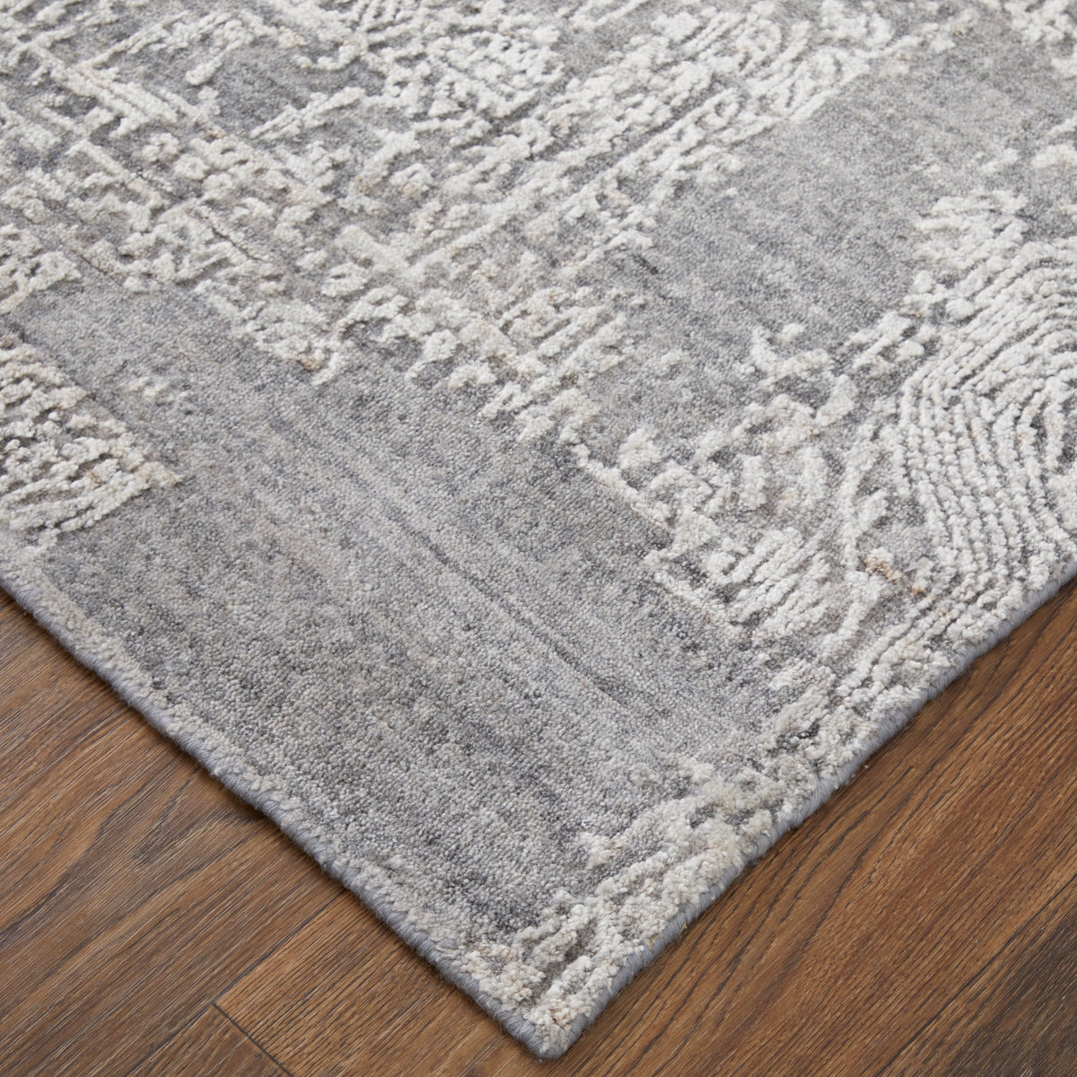 Eastfield Modern/Casual Abstract/Distressed Gray 6989 - Feizy Rug