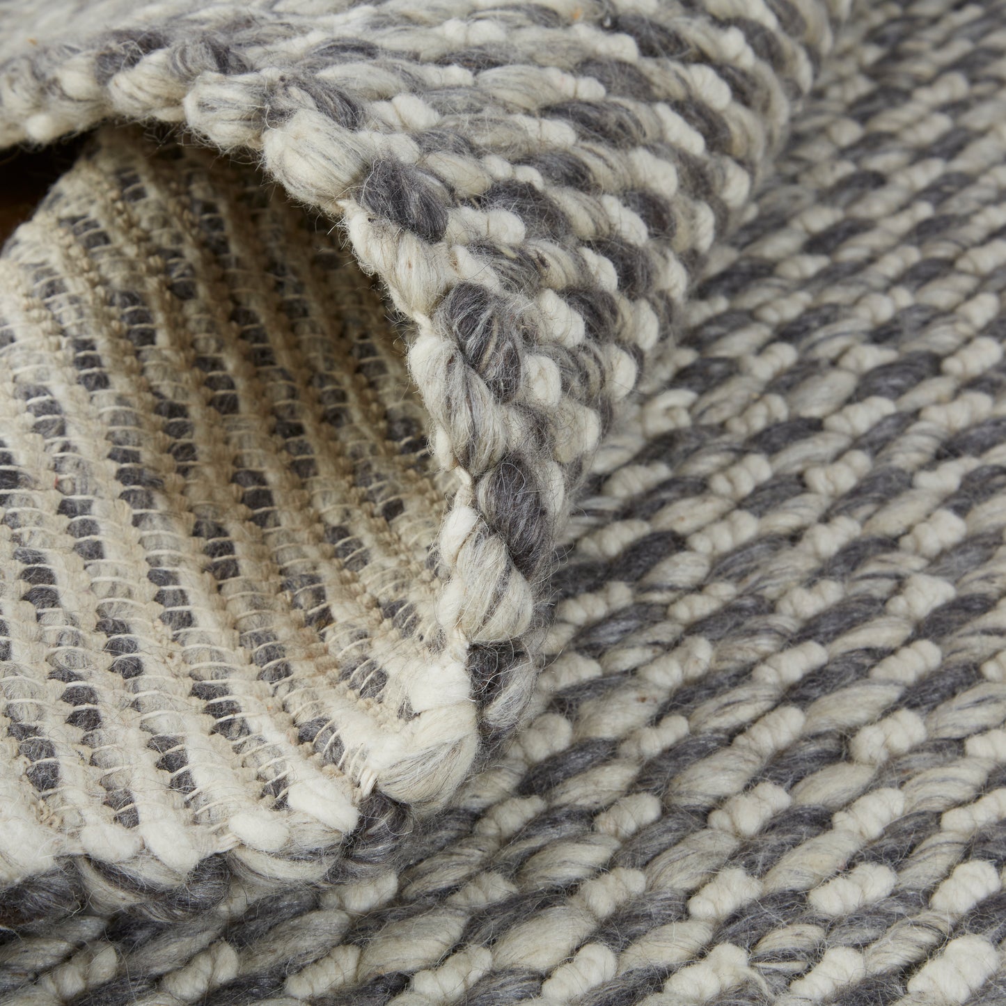Berkeley Transitional/Scandinavian Solid Gray/Ivory - Feizy Rug