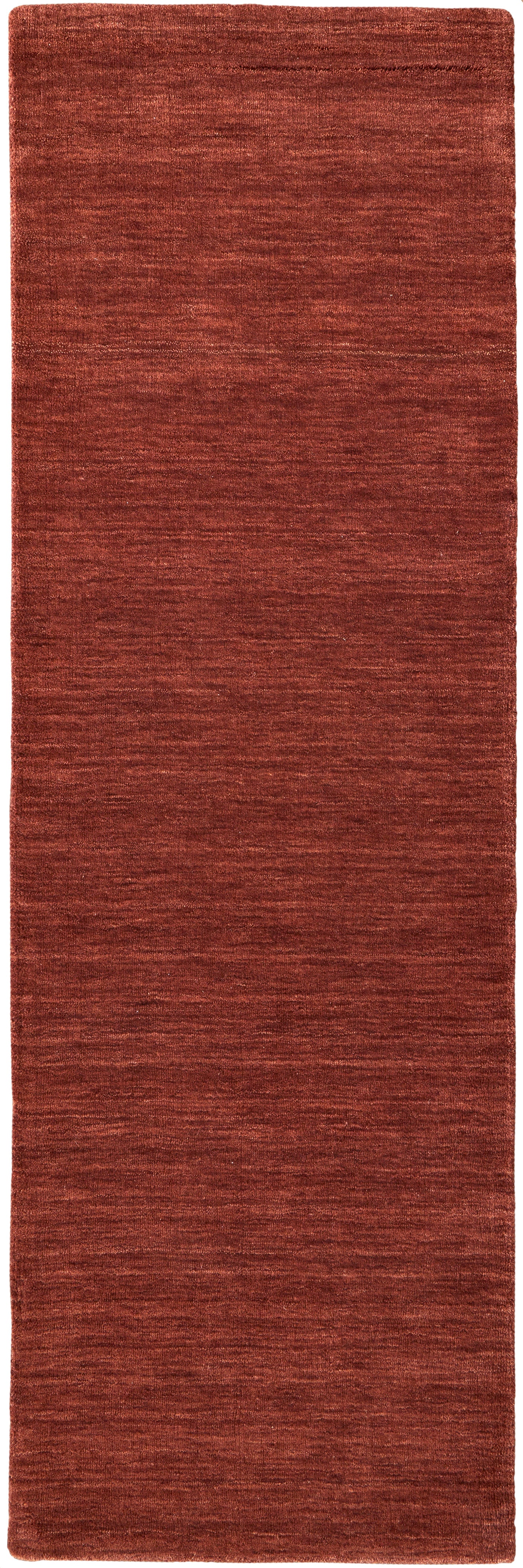 Luna Modern/Casual Solid Orange/Red - Feizy Rug