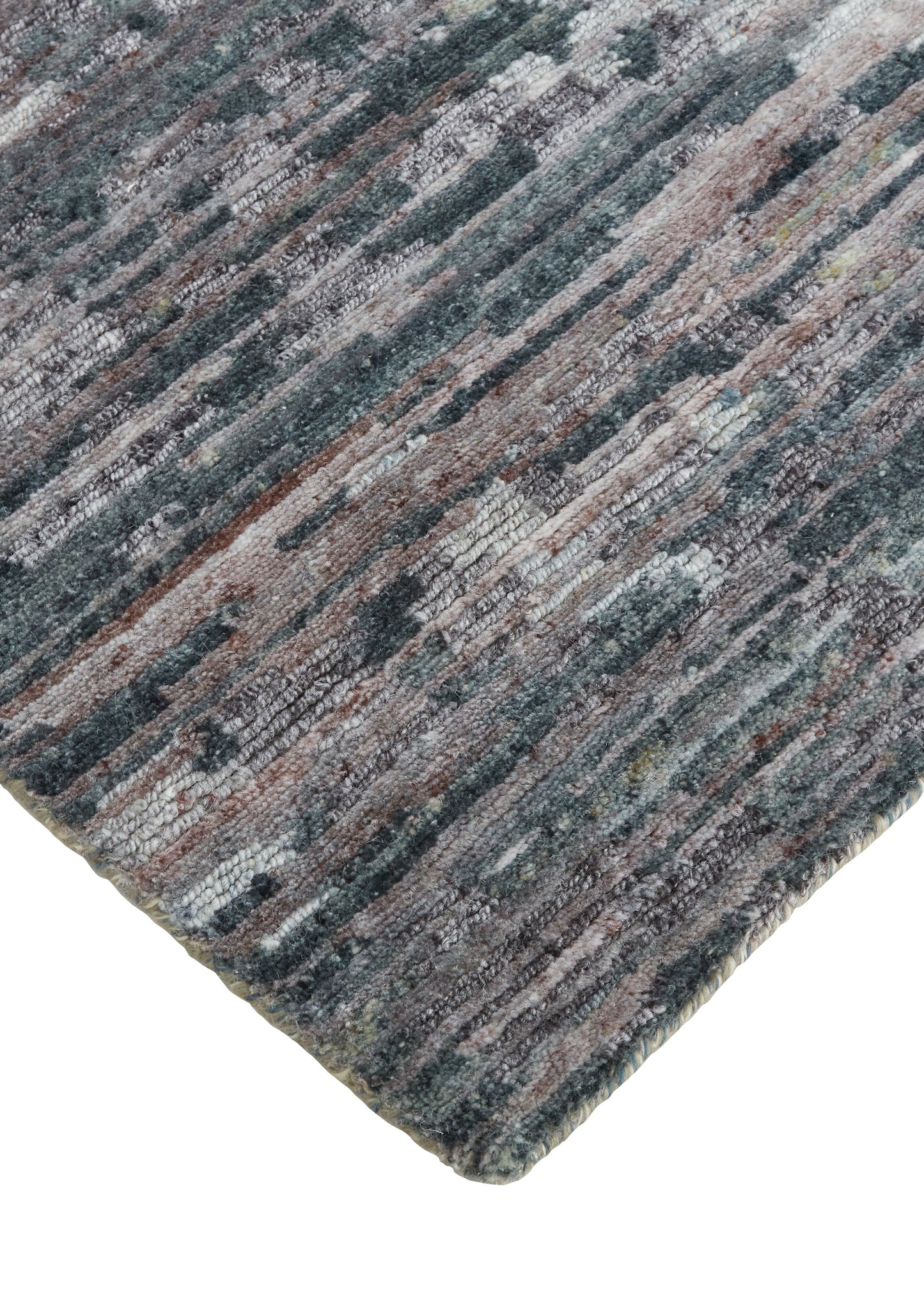 Conroe Modern/Casual/Industrial Blue/Gray Accent Rug