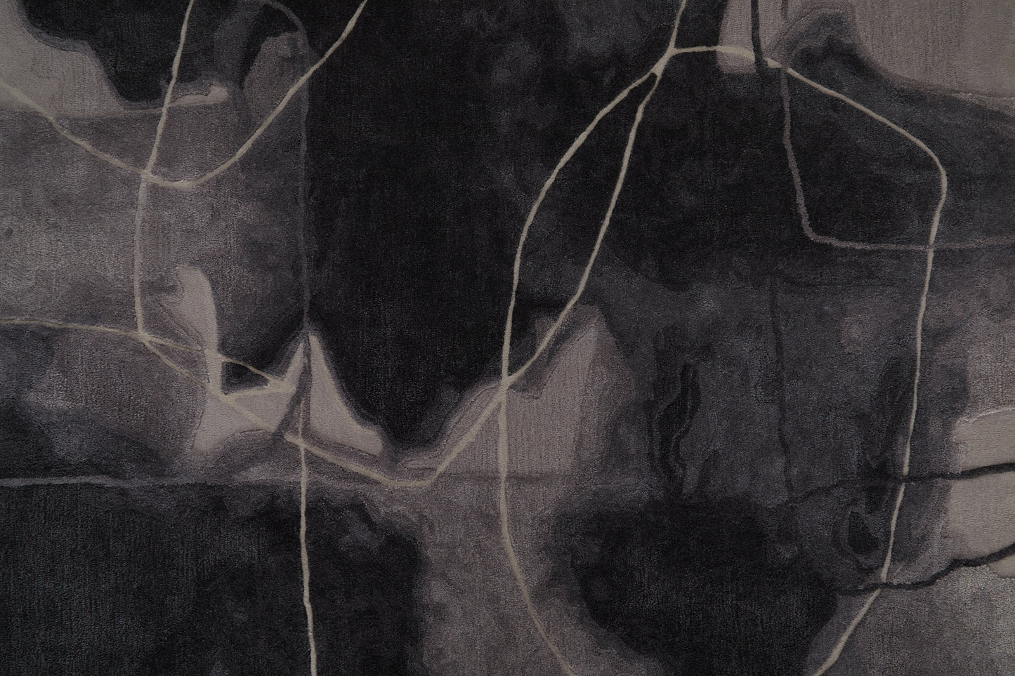 Anya Transitional/Industrial/Casual Abstract/Watercolor Ivory/Gray/Taupe - Feizy Rug