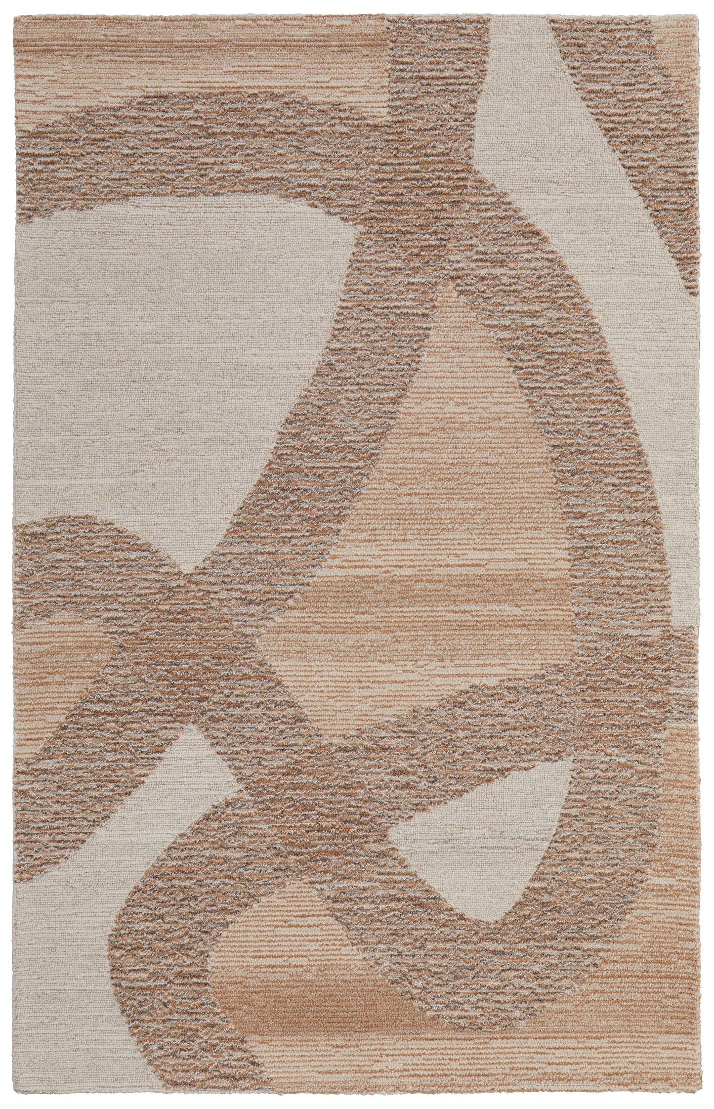 Pollock Modern/Bohemian & Eclectic/Natural Brown/Tan/Ivory Area Rug