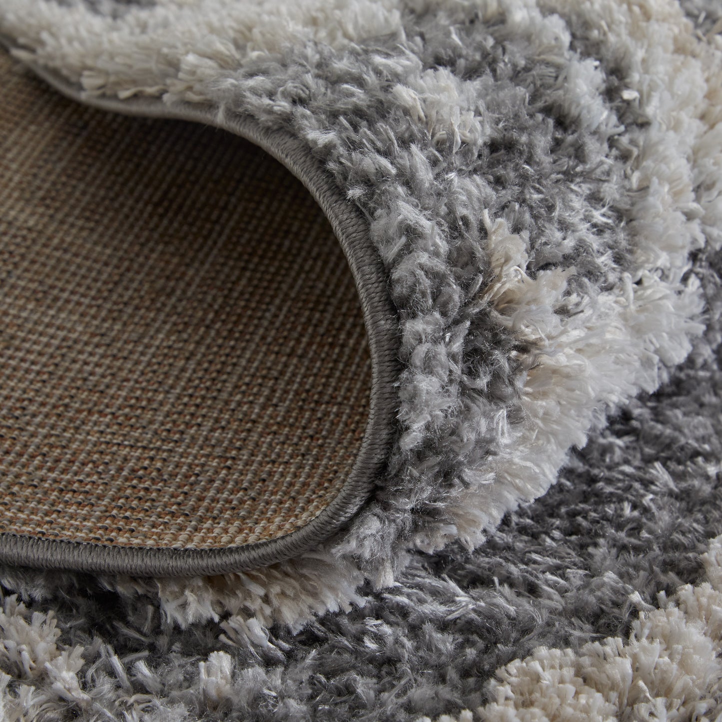 Mynka Transitional/Casual Abstract Gray/Ivory - Feizy Rug