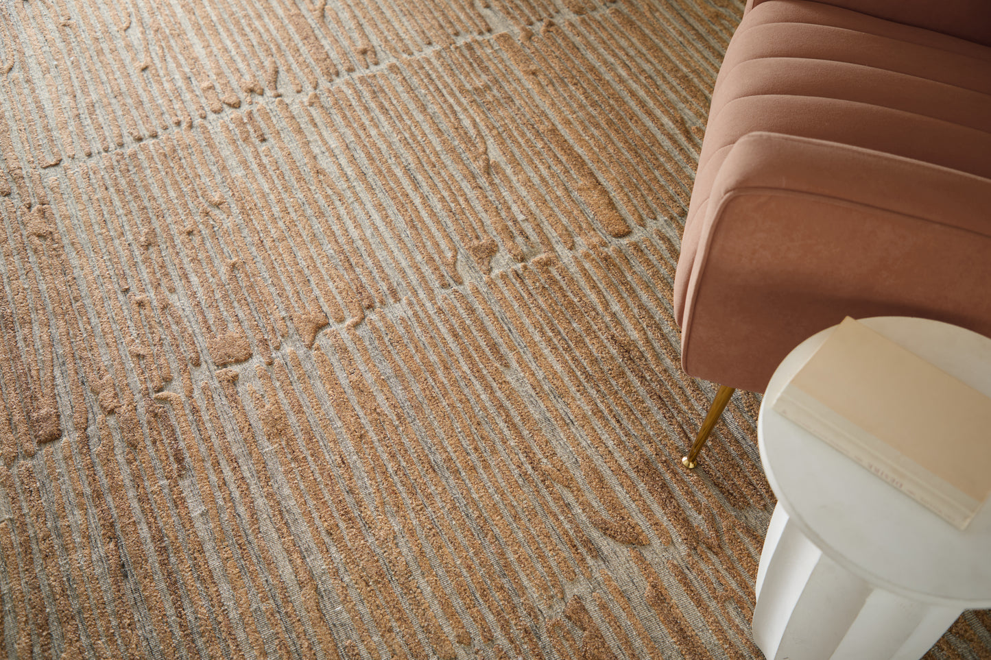 Braeside Transitional/Casual Orange/Gray Accent Rug  Feizy Rugs Small Parcel,Feizy Rugs,Braeside,Orange/Gray,2' x 3',Accent Rug,Viscose/Wool,Transitional/Casual,India