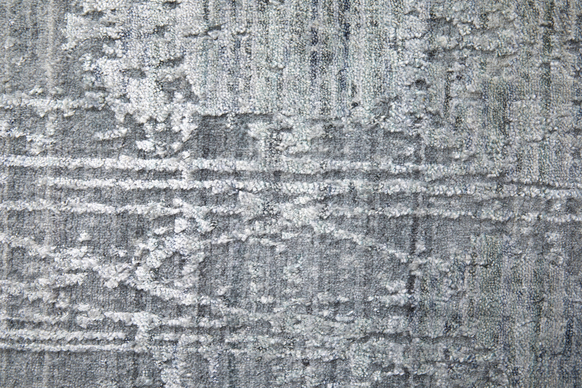 Eastfield Modern/Casual Abstract/Distressed Gray 69A5 - Feizy Rug