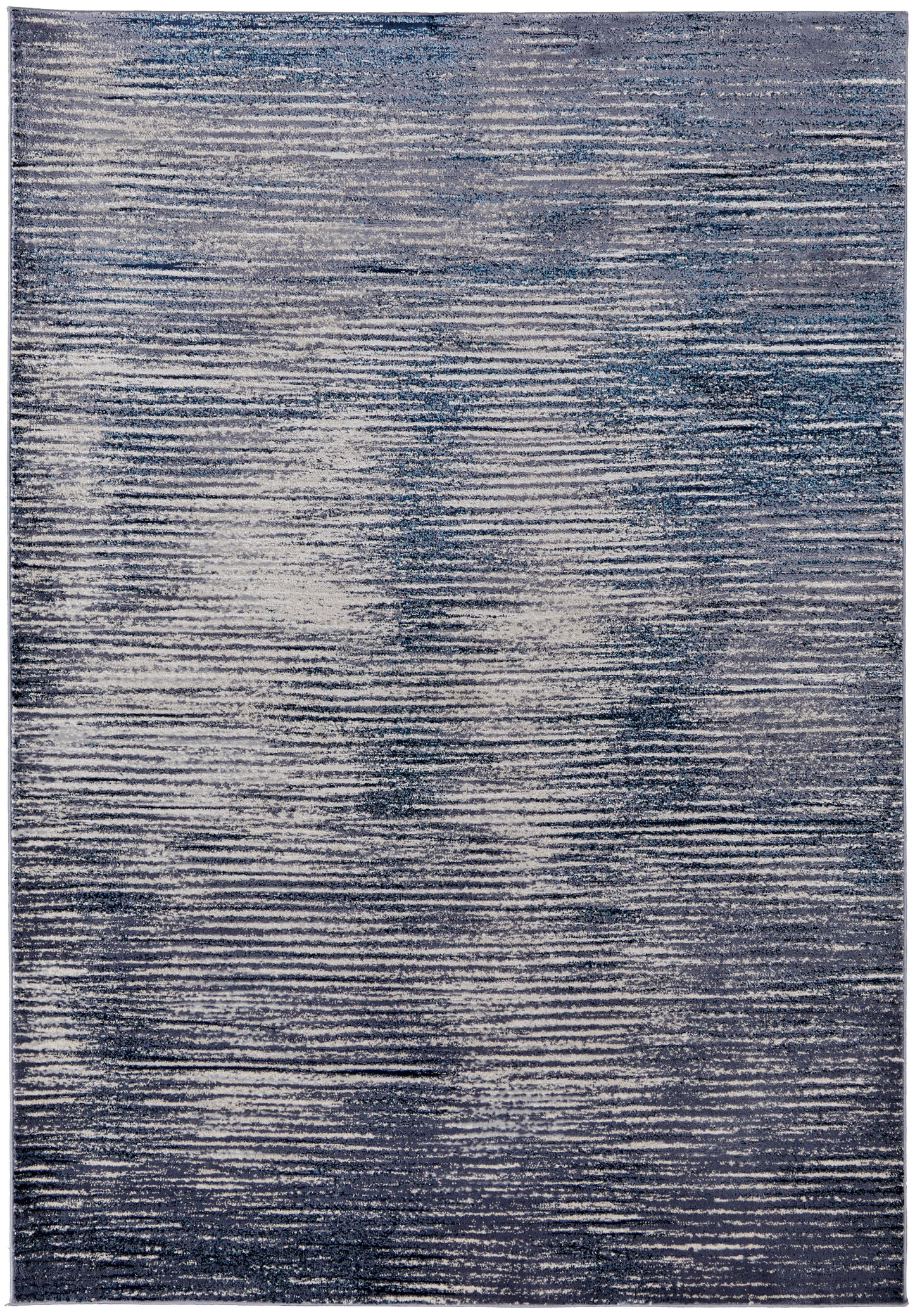 Indio Modern/Industrial/Casual Blue/Gray/Ivory Accent Rug