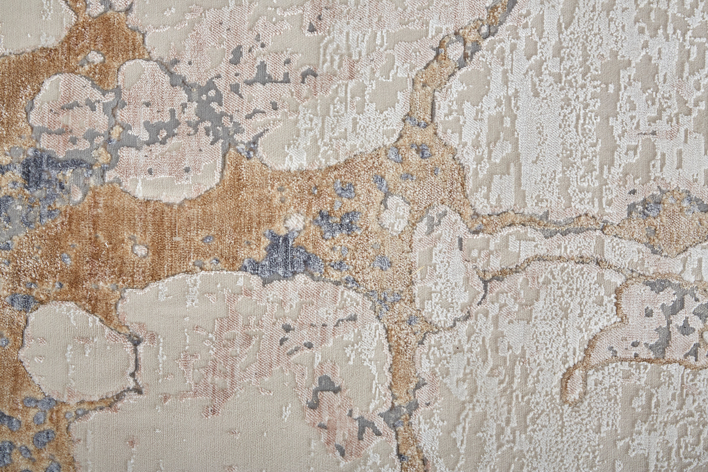 Laina Transitional/Casual Tan/Blue Accent Rug