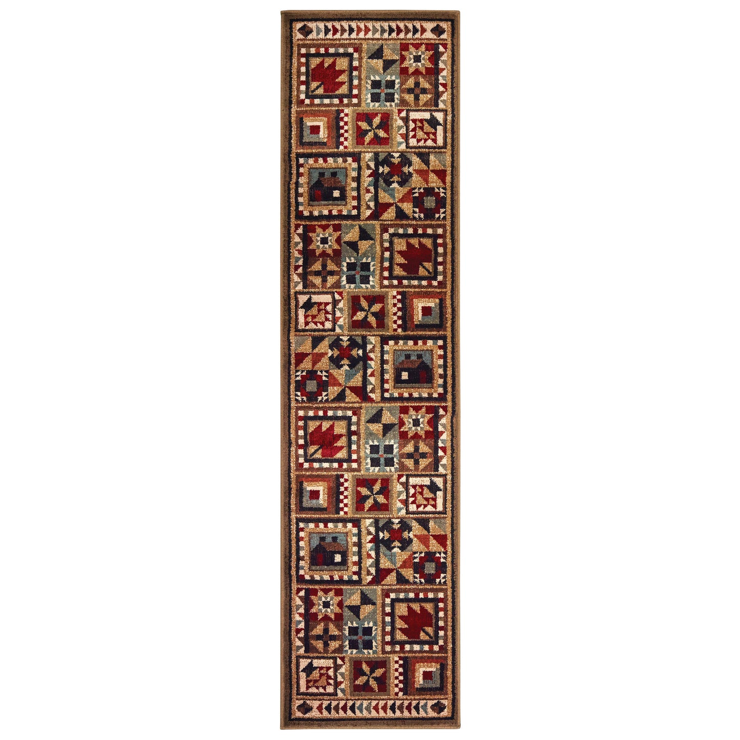 WOODLANDS 9596A Brown Rug - ORIENTAL WEAVERS