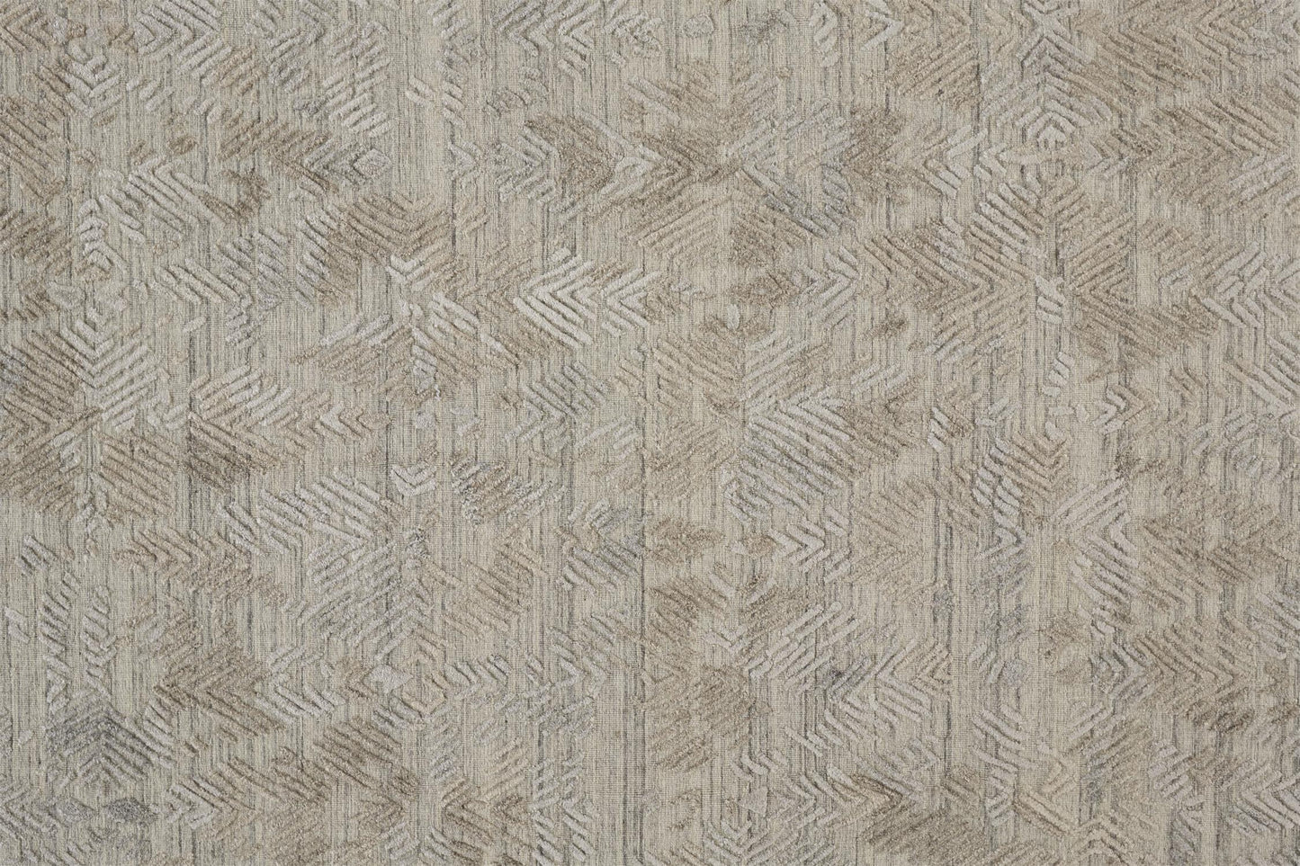 Elias Modern/Casual Gray/Taupe Runner