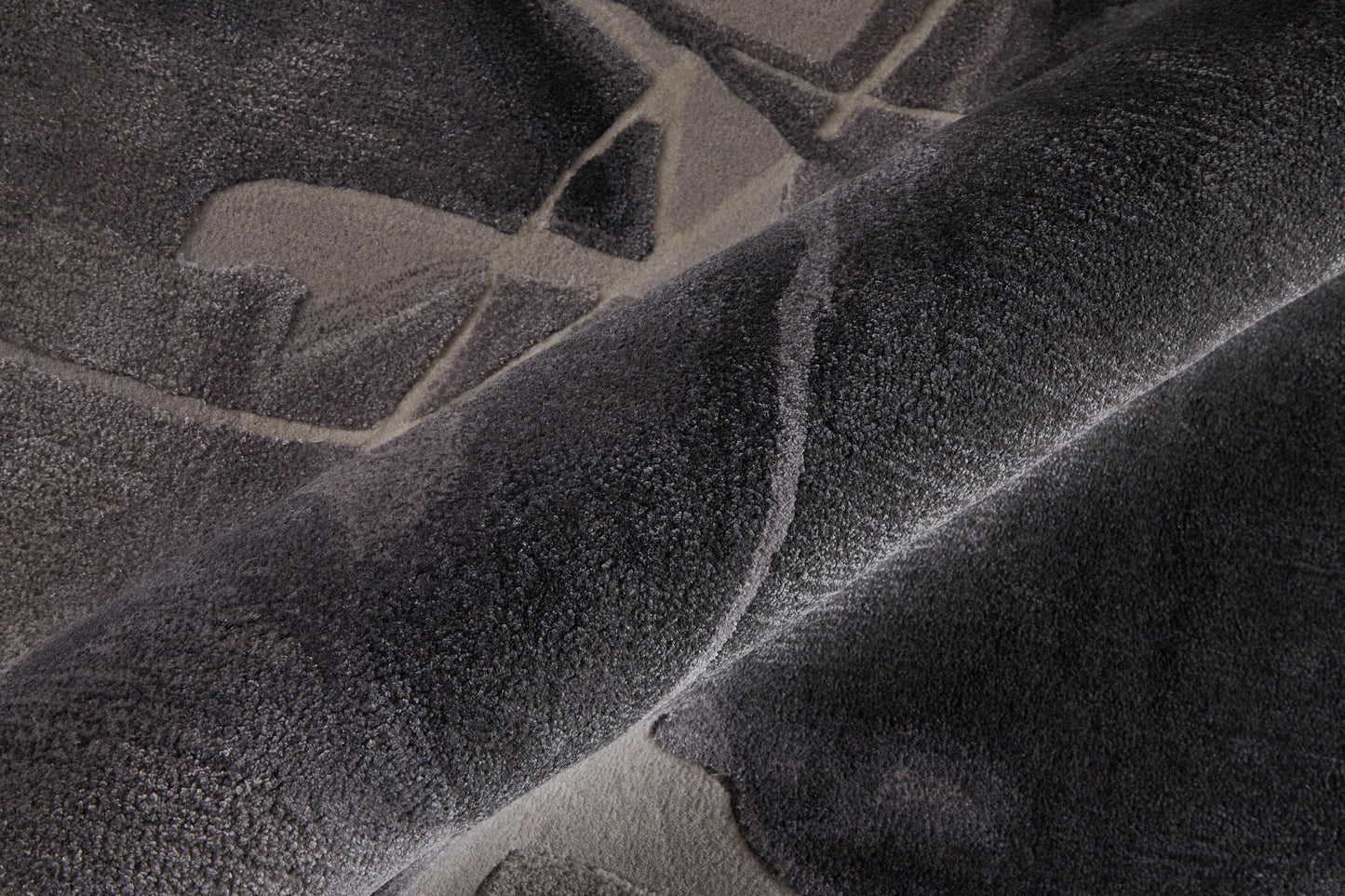 Anya Transitional/Industrial/Casual Abstract/Watercolor Ivory/Gray/Taupe - Feizy Rug