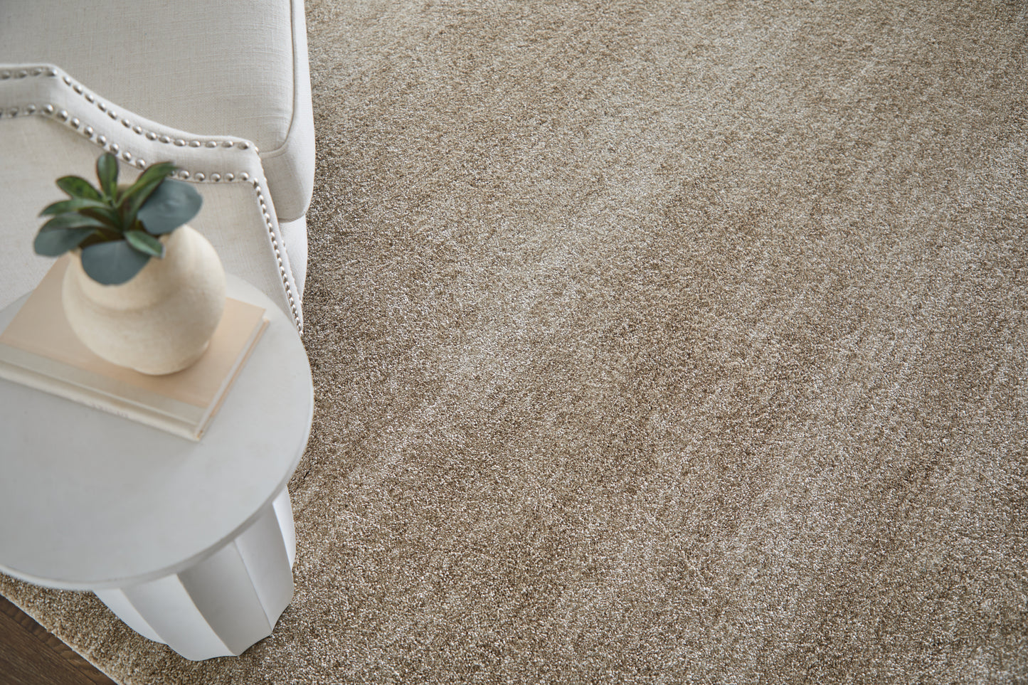 Jameson Modern/Bohemian & Eclectic Distressed/Abstract Tan/Ivory - Feizy Rug
