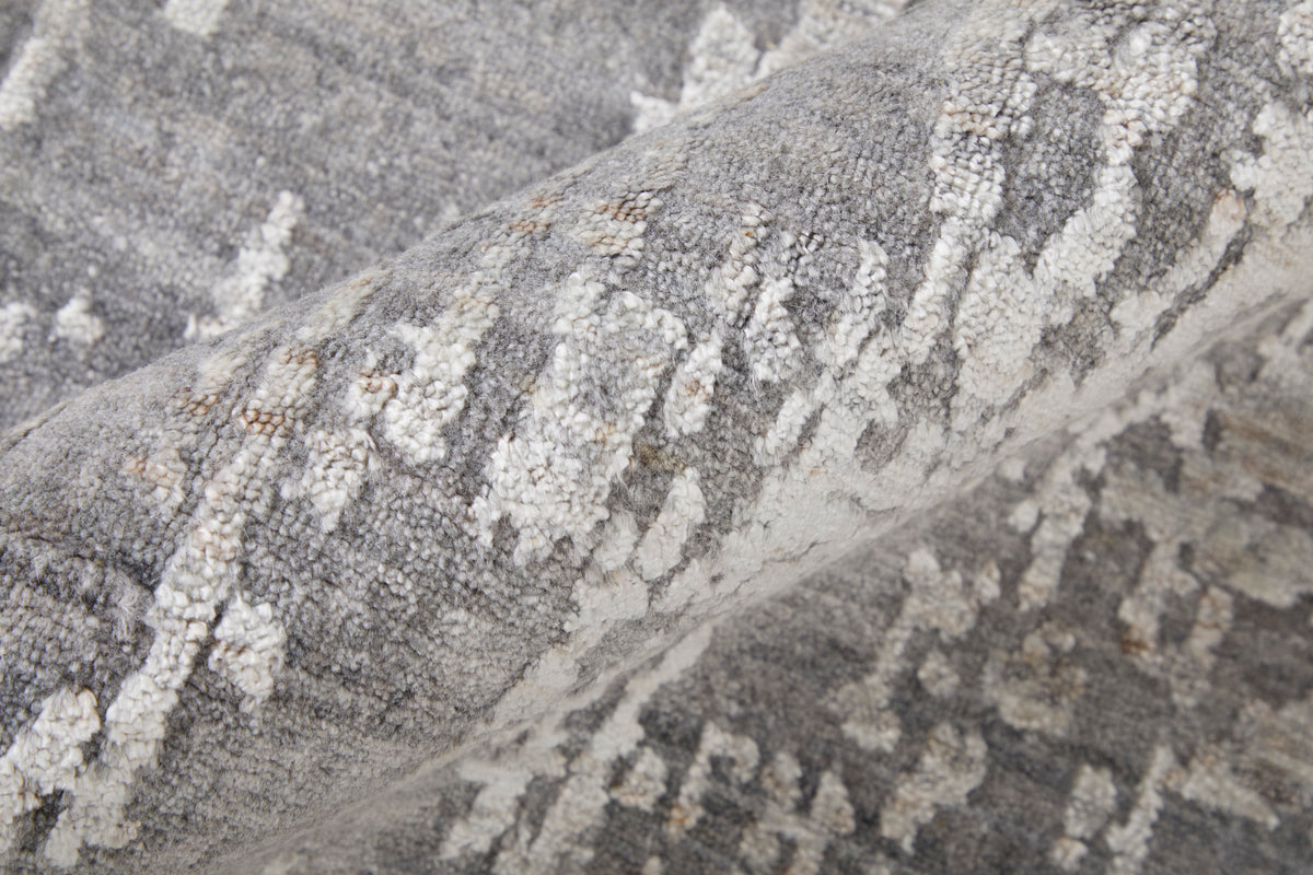 Eastfield Modern/Casual Abstract/Distressed Gray 69A9 - Feizy Rug