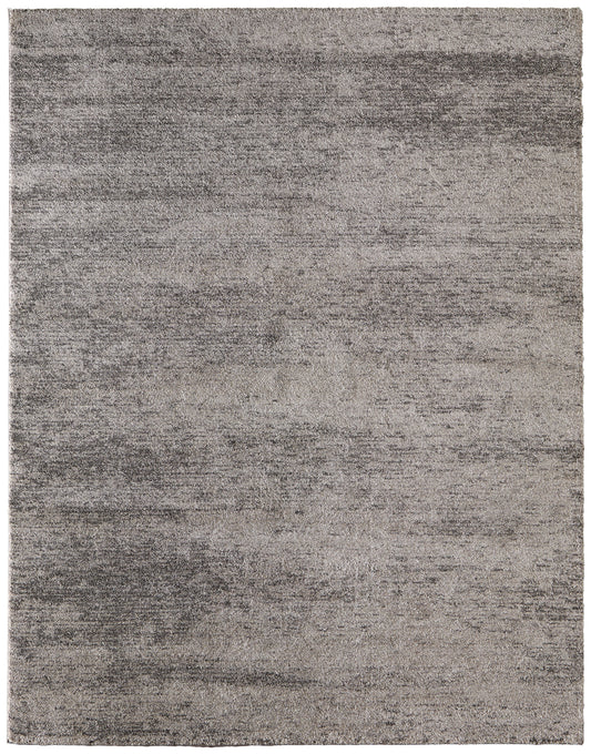 Jameson Modern/Bohemian & Eclectic Distressed/Abstract Gray/Ivory - Feizy Rug