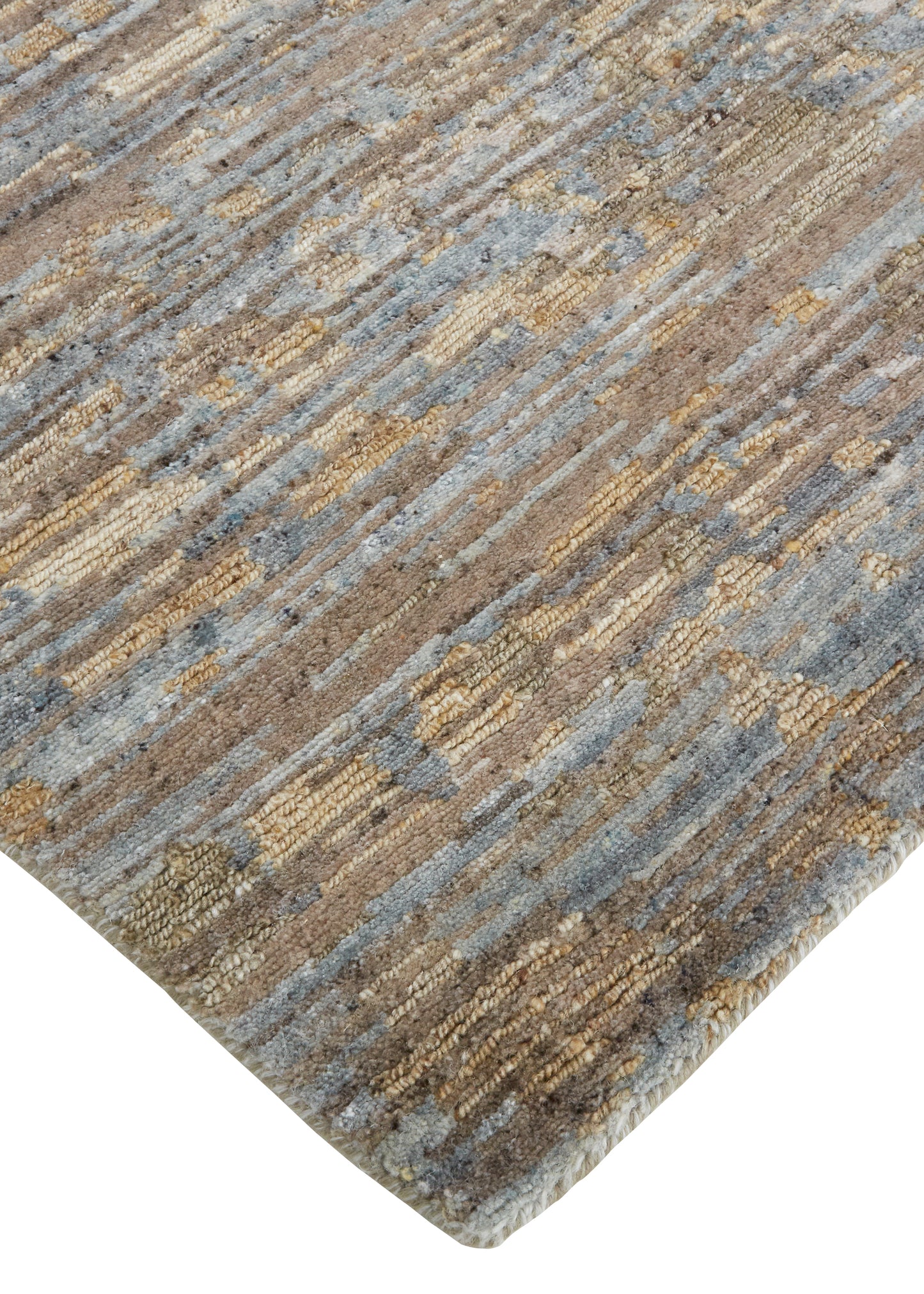 Conroe Modern/Casual/Industrial Brown/Gray Accent Rug