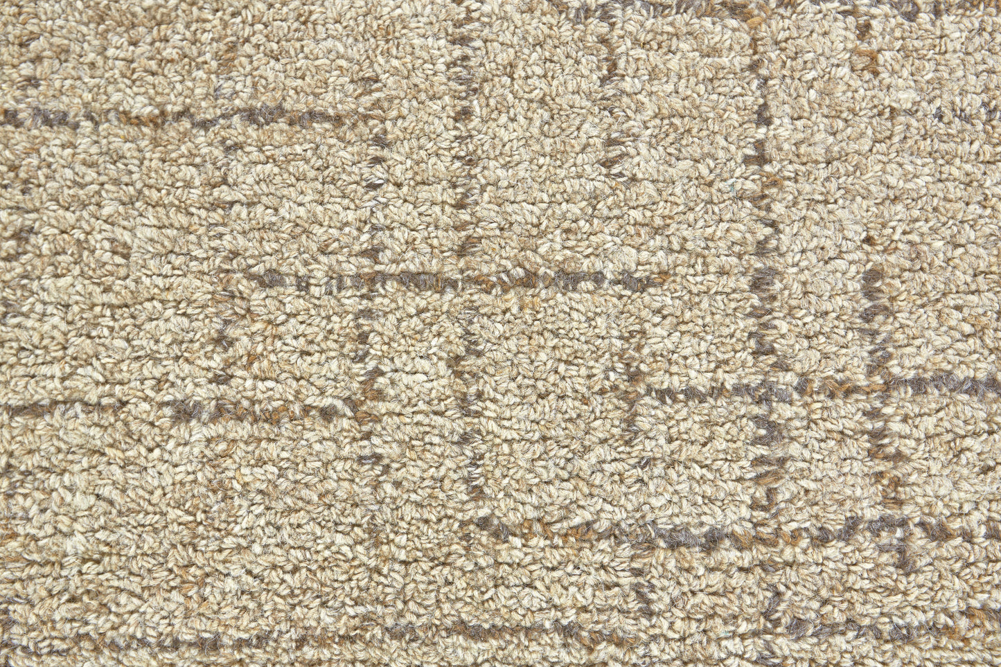 Morisco Transitional/Scandinavian/Casual Geometric/Plaid Tan/Gray/Black - Feizy Rug