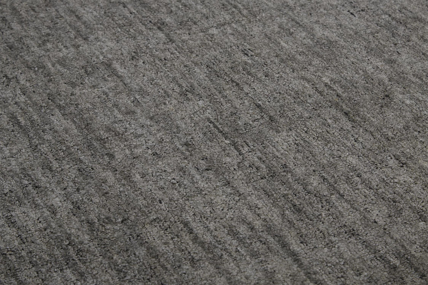Delino Transitional/Casual/Industrial Solid Gray/Black - Feizy Rug