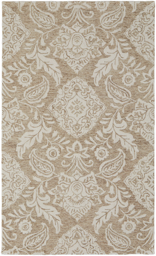 Belfort Transitional/Classic/Bohemian & Eclectic Tan/Ivory Accent Rug  Feizy Rugs Small Parcel,Feizy Rugs,Belfort,Tan/Ivory,2' x 3',Accent Rug,Wool,Transitional/Classic/Bohemian & Eclectic,India