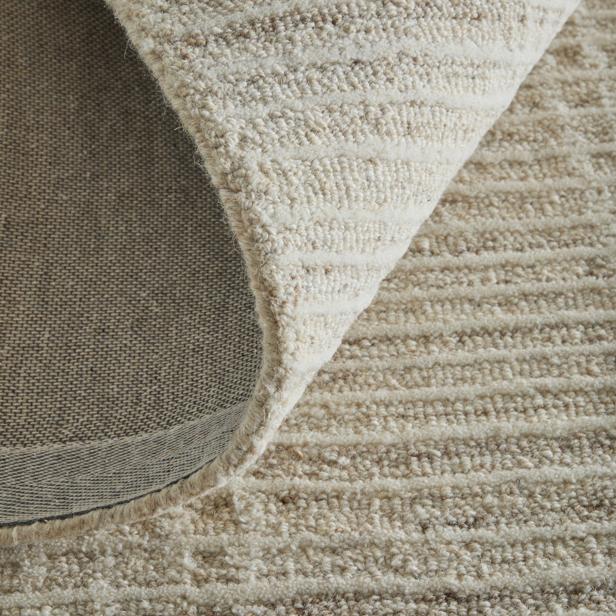 Winston Modern Plaid/Stripes Ivory - Feizy Rug