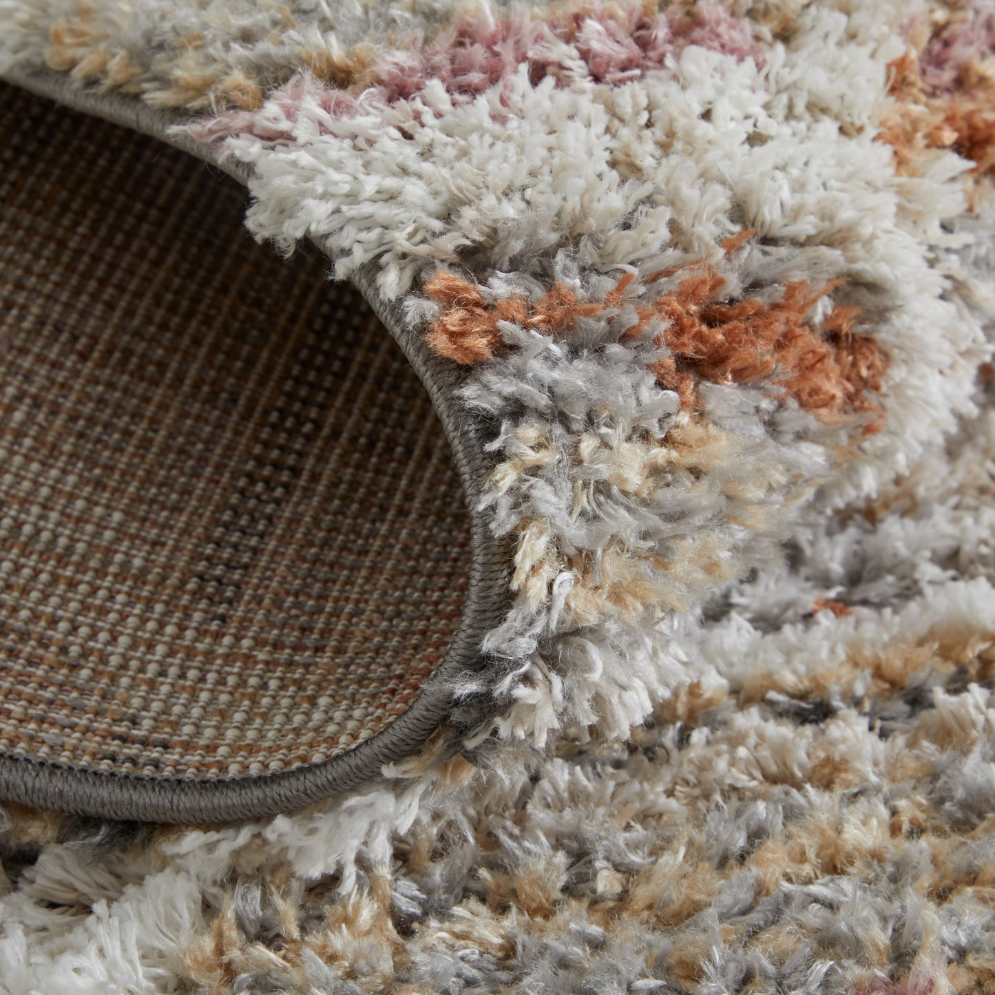 Mynka Transitional/Bohemian & Eclectic/Farmhouse Diamond/Geometric/Trellis & Lattice Tan/Taupe/Ivory - Feizy Rug