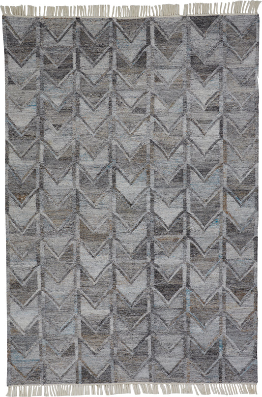 Beckett Transitional/Casual Gray/Silver/Taupe Area Rug
