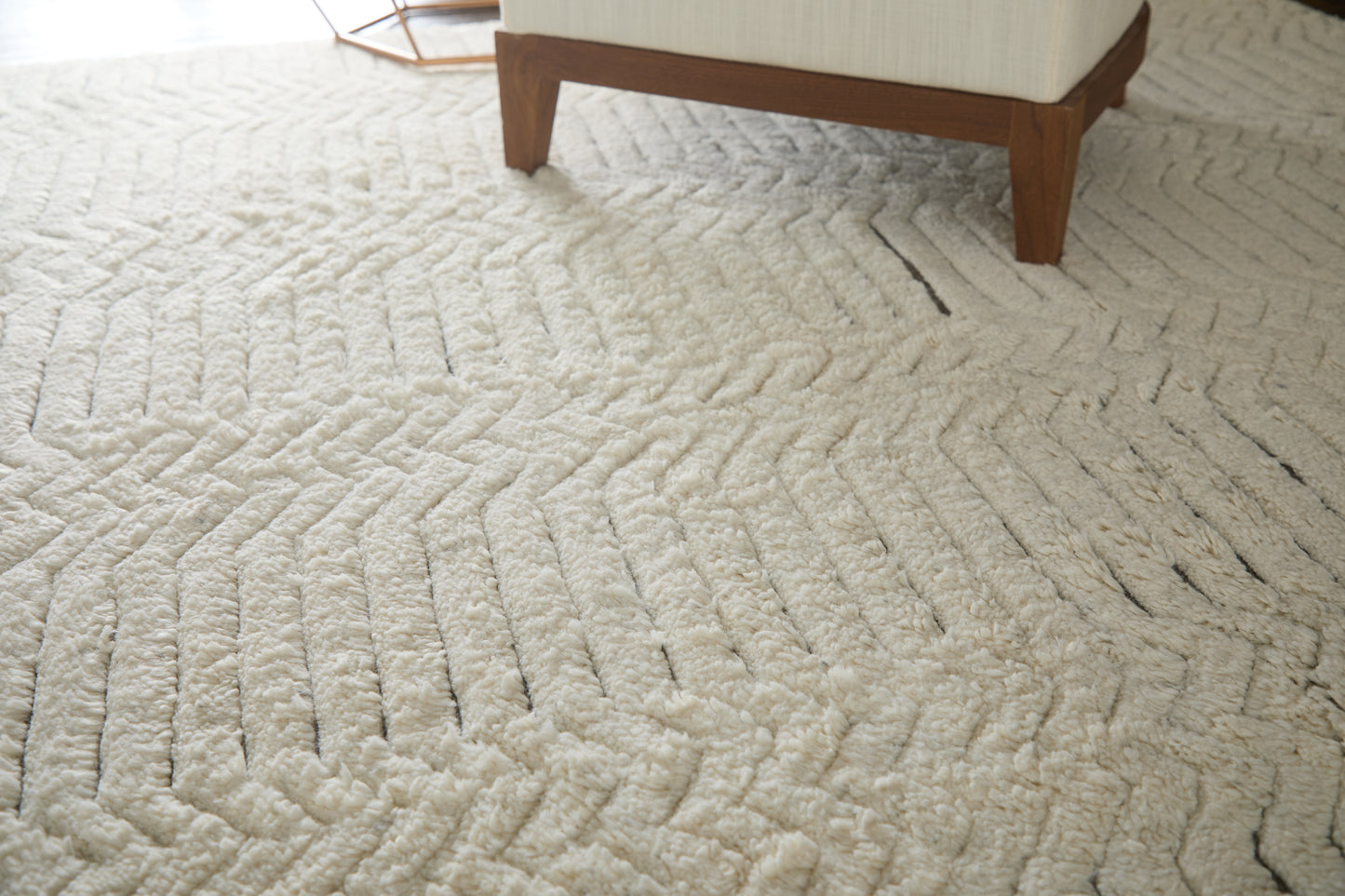 Matson Transitional/Farmhouse/Casual Ivory Accent Rug