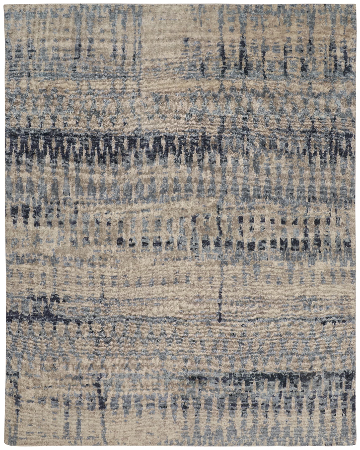 Palomar Transitional/Casual/Farmhouse Blue/Tan Accent Rug