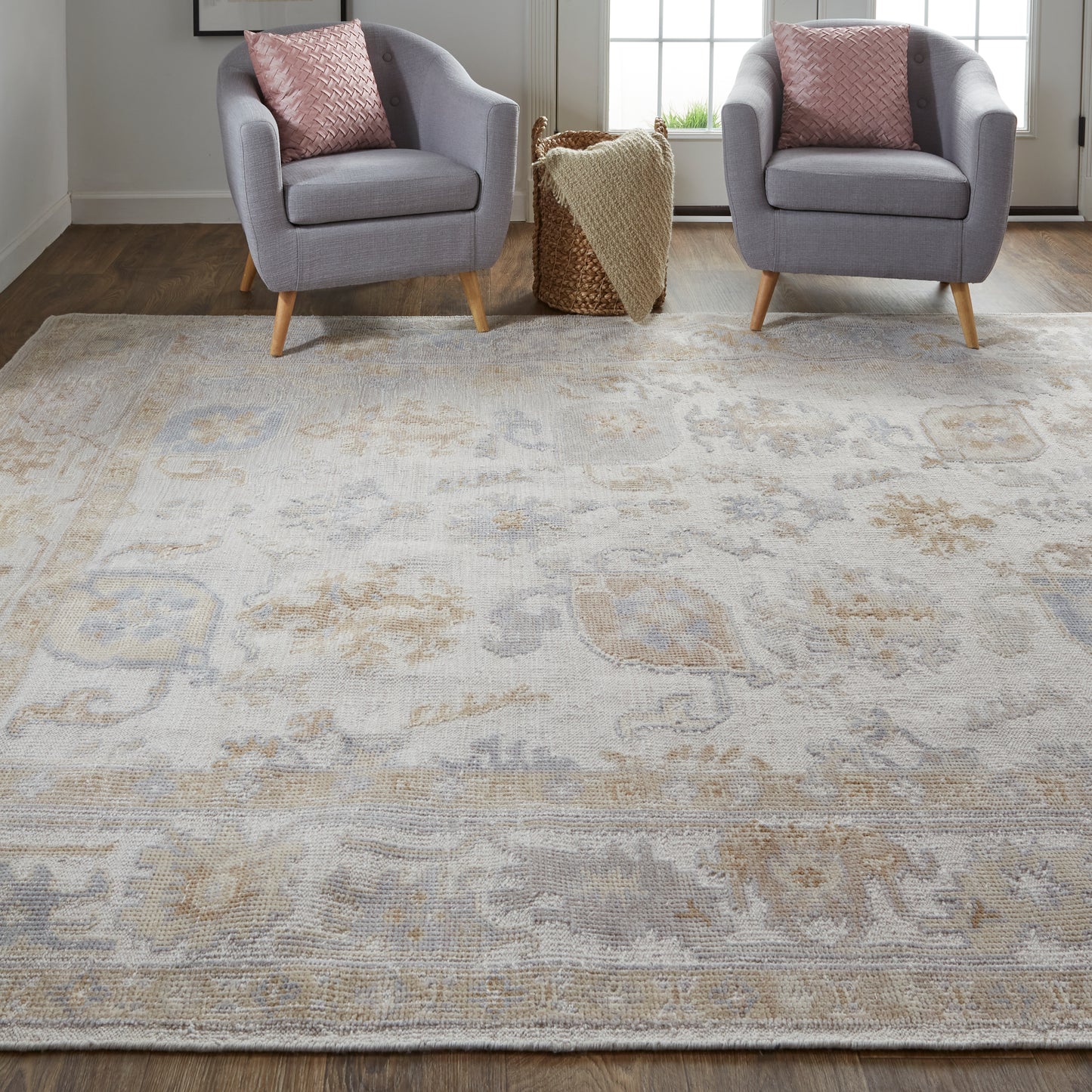 Wendover Transitional/Vintage/Bohemian & Eclectic Ivory/Tan Accent Rug  Feizy Rugs Small Parcel,Feizy Rugs,Wendover,Ivory/Tan,2' x 3',Accent Rug,PET,Transitional/Vintage/Bohemian & Eclectic,India